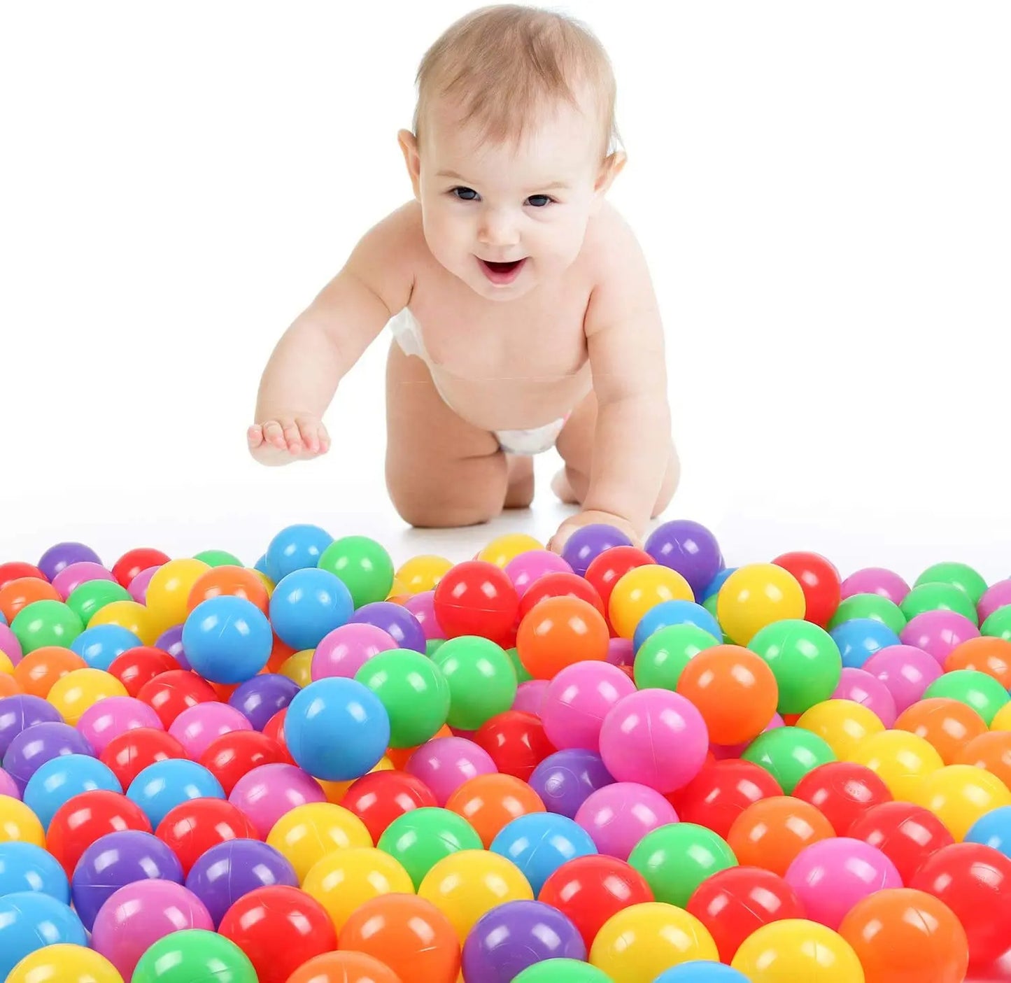 Pack Of 50 Play Balls Multicolor Tent Balls For Kids Play