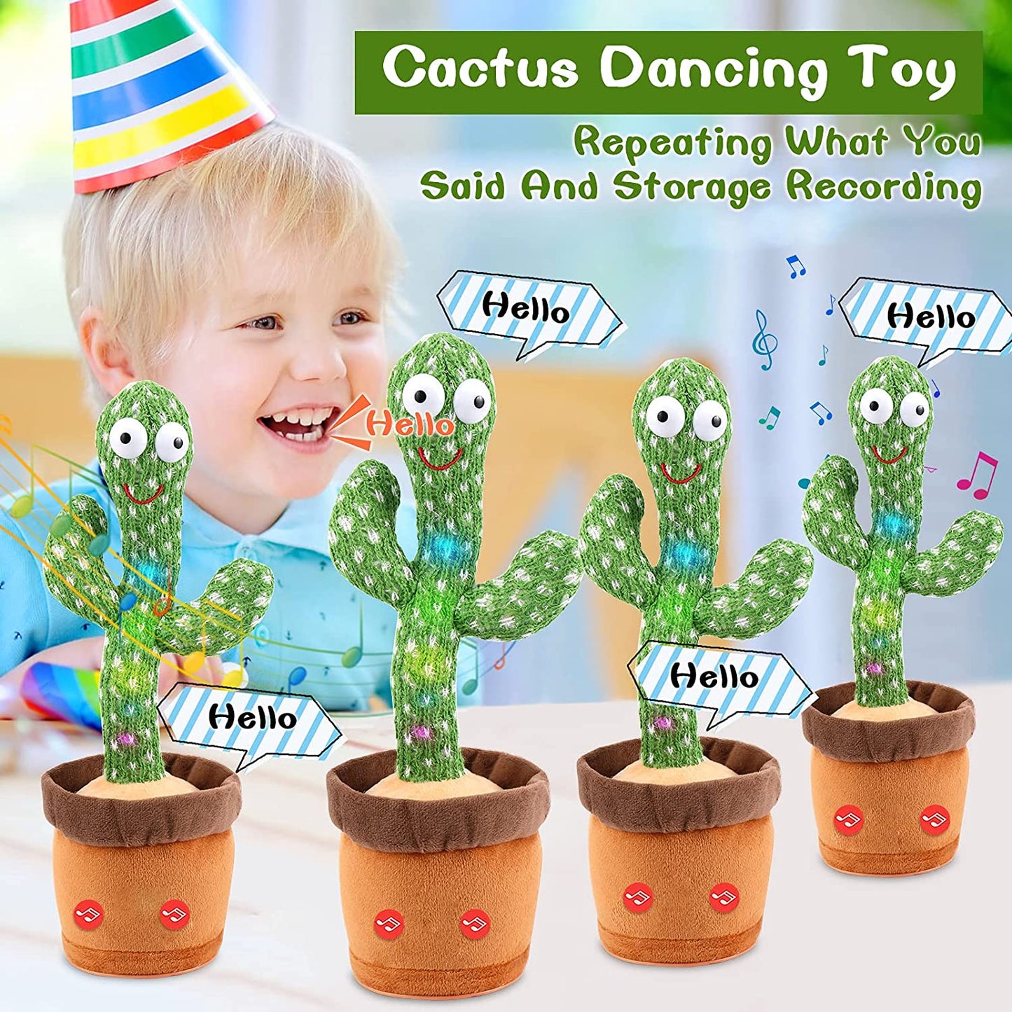 Dancing Cactus Talking Toy