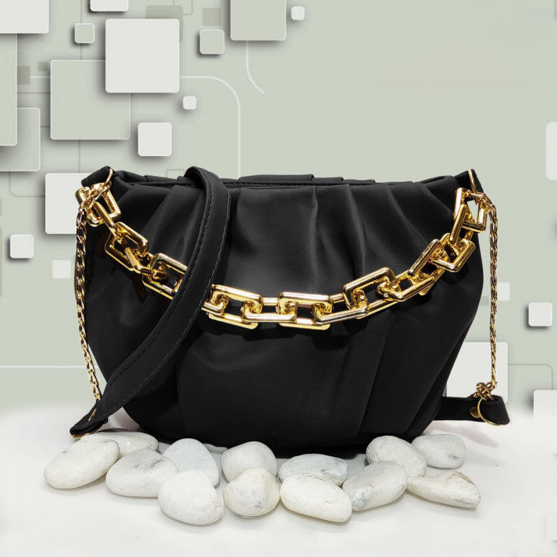 Hand bags for girls with Stylish Golden chain And Long strap