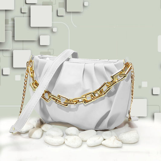 Hand bags for girls with Stylish Golden chain And Long strap